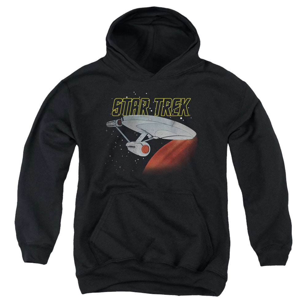 Star Trek The Animated Series Retro Enterprise - Youth Hoodie Youth Hoodie (Ages 8-12) Star Trek