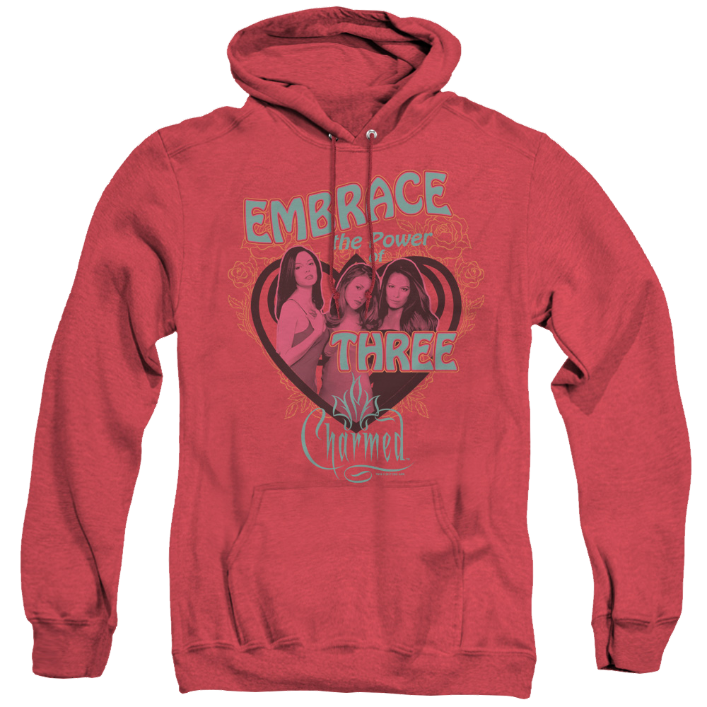 Charmed Embrace The Power - Heather Pullover Hoodie Heather Pullover Hoodie Charmed