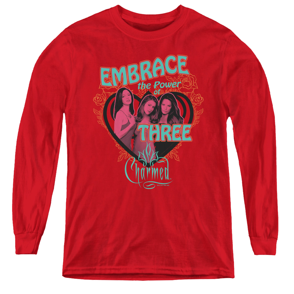 Charmed Embrace The Power - Youth Long Sleeve T-Shirt Youth Long Sleeve T-Shirt Charmed