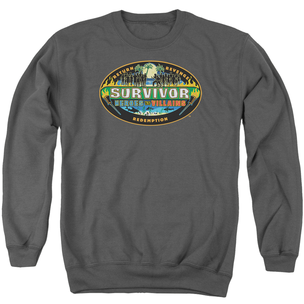 Survivor Heroes Vs Villains - Men's Crewneck Sweatshirt Men's Crewneck Sweatshirt Survivor