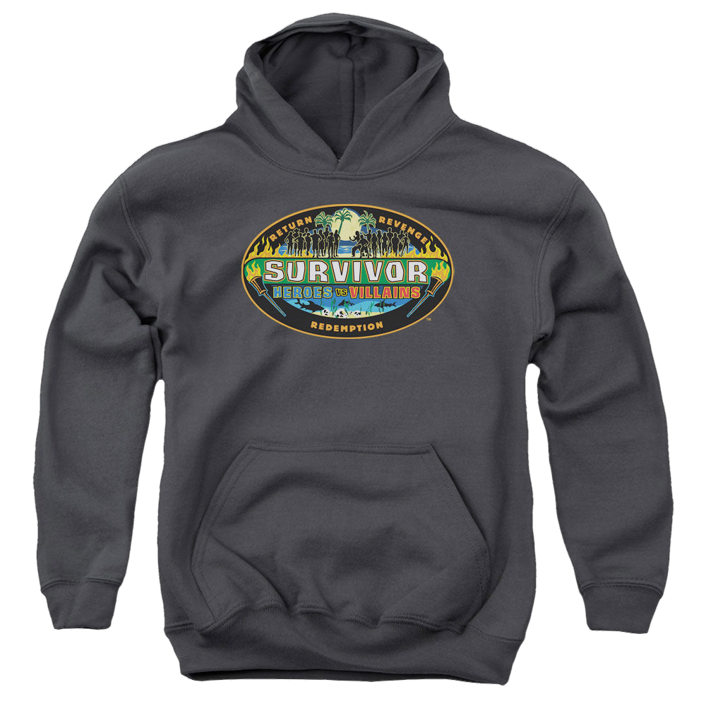 Survivor Heroes Vs Villains - Youth Hoodie Youth Hoodie (Ages 8-12) Survivor