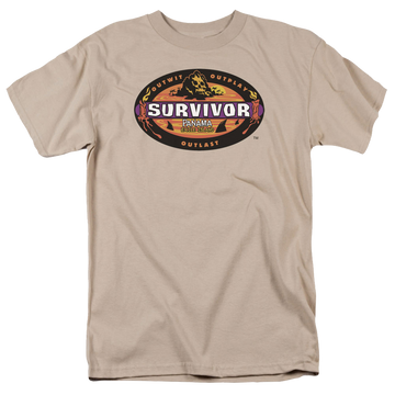Sand men's regular fit t-shirt with Survivor Panama graphic