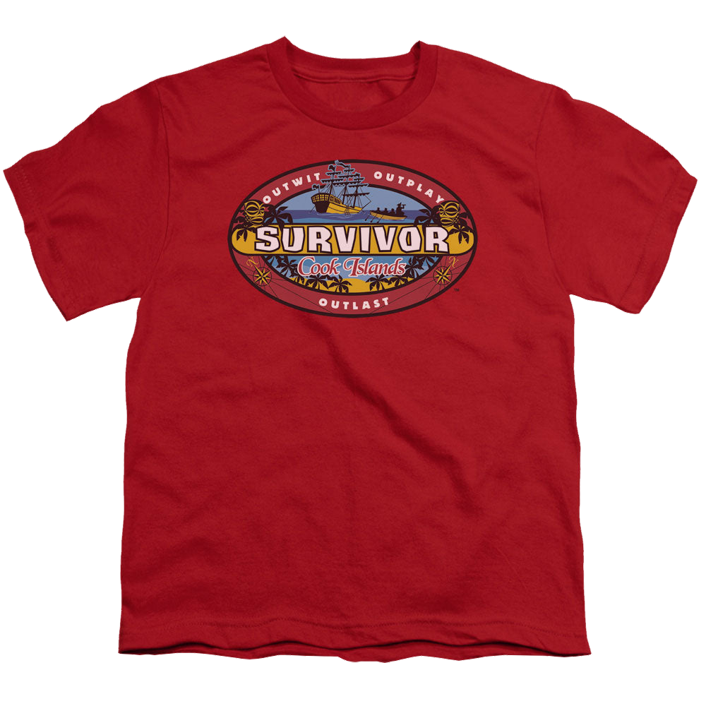Survivor Cook Islands - Youth T-Shirt Youth T-Shirt (Ages 8-12) Survivor
