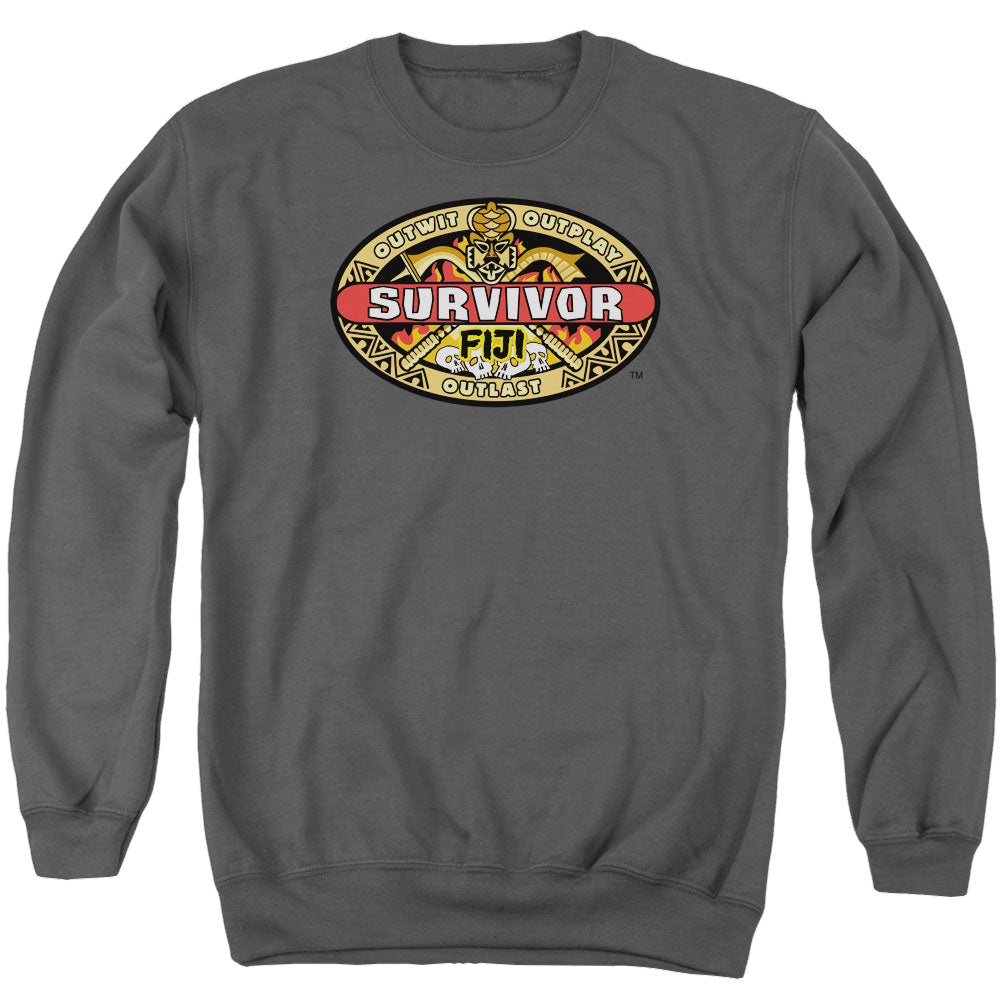Survivor Fiji - Men's Crewneck Sweatshirt Men's Crewneck Sweatshirt Survivor