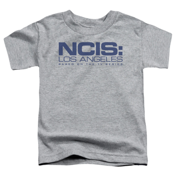 Athletic heather kid's t-shirt for ages 4 to 7 with NCIS Los Angeles Logo graphic