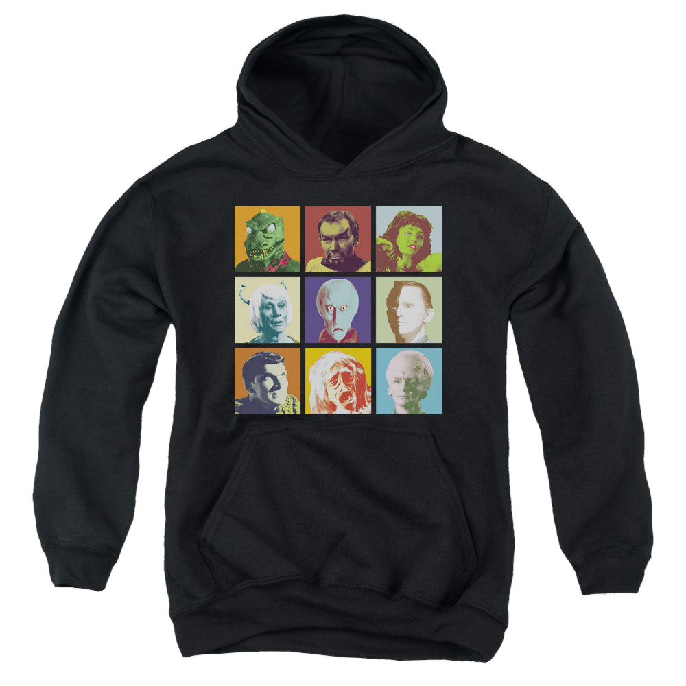 Star Trek The Original Series Alien Squares - Youth Hoodie Youth Hoodie (Ages 8-12) Star Trek