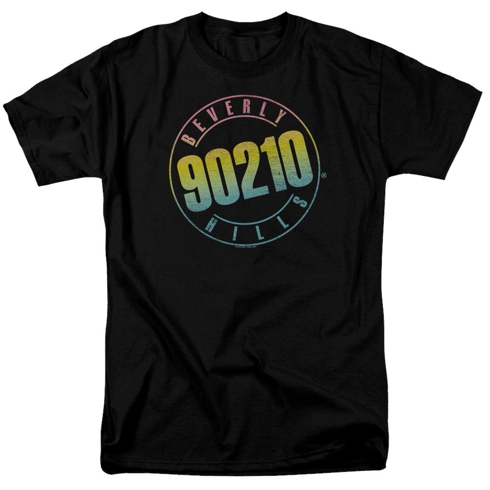 Beverly Hills 90210 Color Blend Logo - Men's Regular Fit T-Shirt Men's Regular Fit T-Shirt Beverly Hills 90210