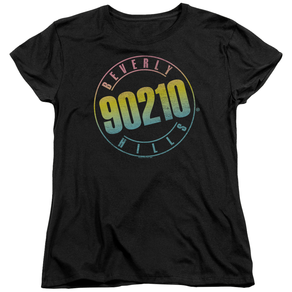 Beverly Hills 90210 Color Blend Logo - Women's T-Shirt Women's T-Shirt Beverly Hills 90210