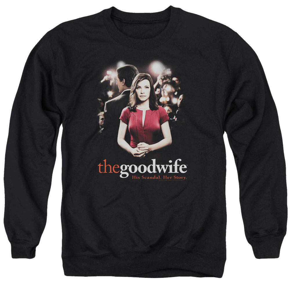 Good Wife, The Bad Press - Men's Crewneck Sweatshirt Men's Crewneck Sweatshirt The Good Wife