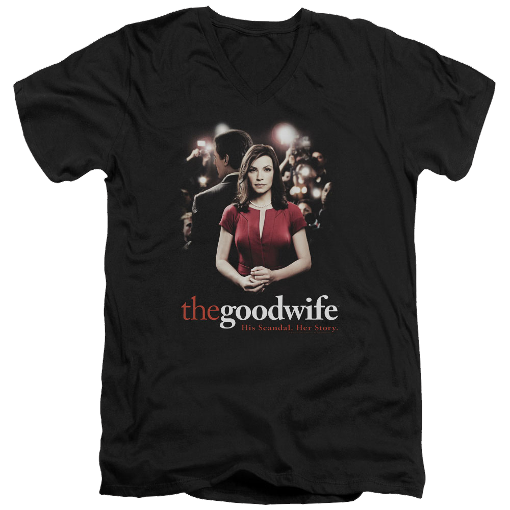 Good Wife, The Bad Press - Men's V-Neck T-Shirt Men's V-Neck T-Shirt The Good Wife
