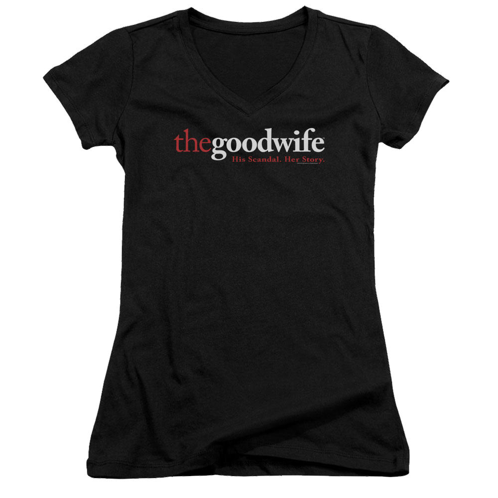 Good Wife, The Logo - Juniors V-Neck T-Shirt Juniors V-Neck T-Shirt The Good Wife