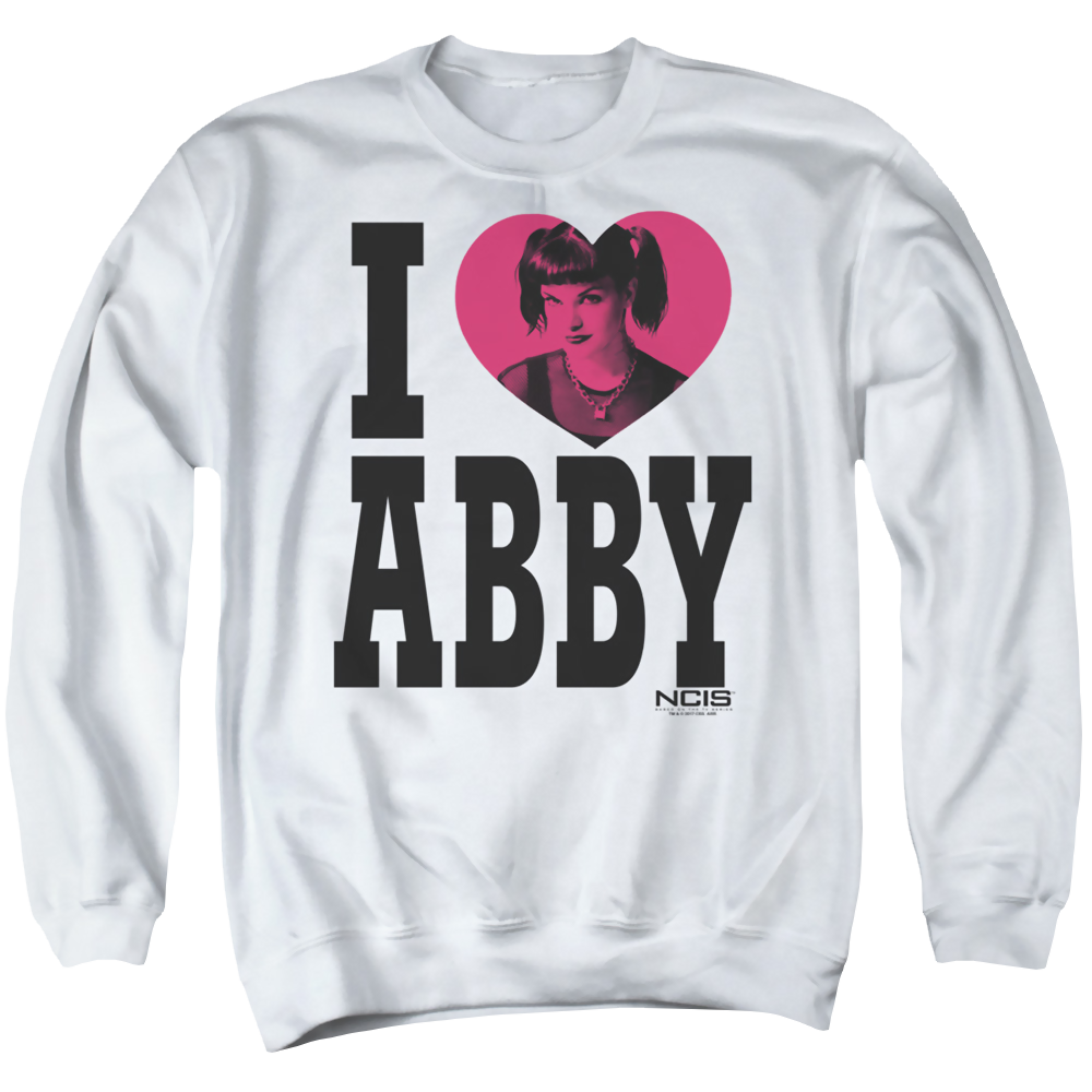 NCIS I Heart Abby - Men's Crewneck Sweatshirt Men's Crewneck Sweatshirt NCIS