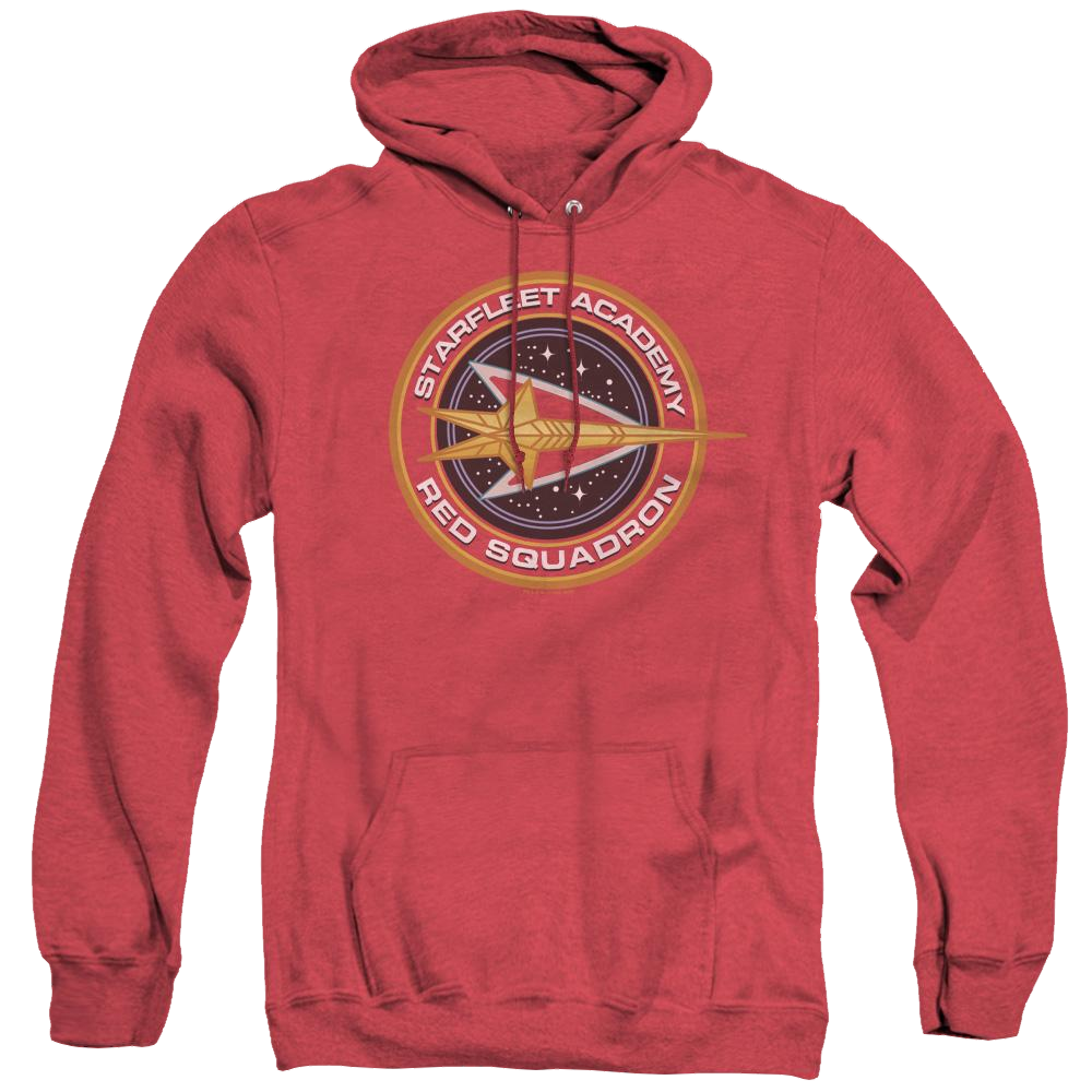 Star Trek The Original Series Red Squadron - Heather Pullover Hoodie Heather Pullover Hoodie Star Trek