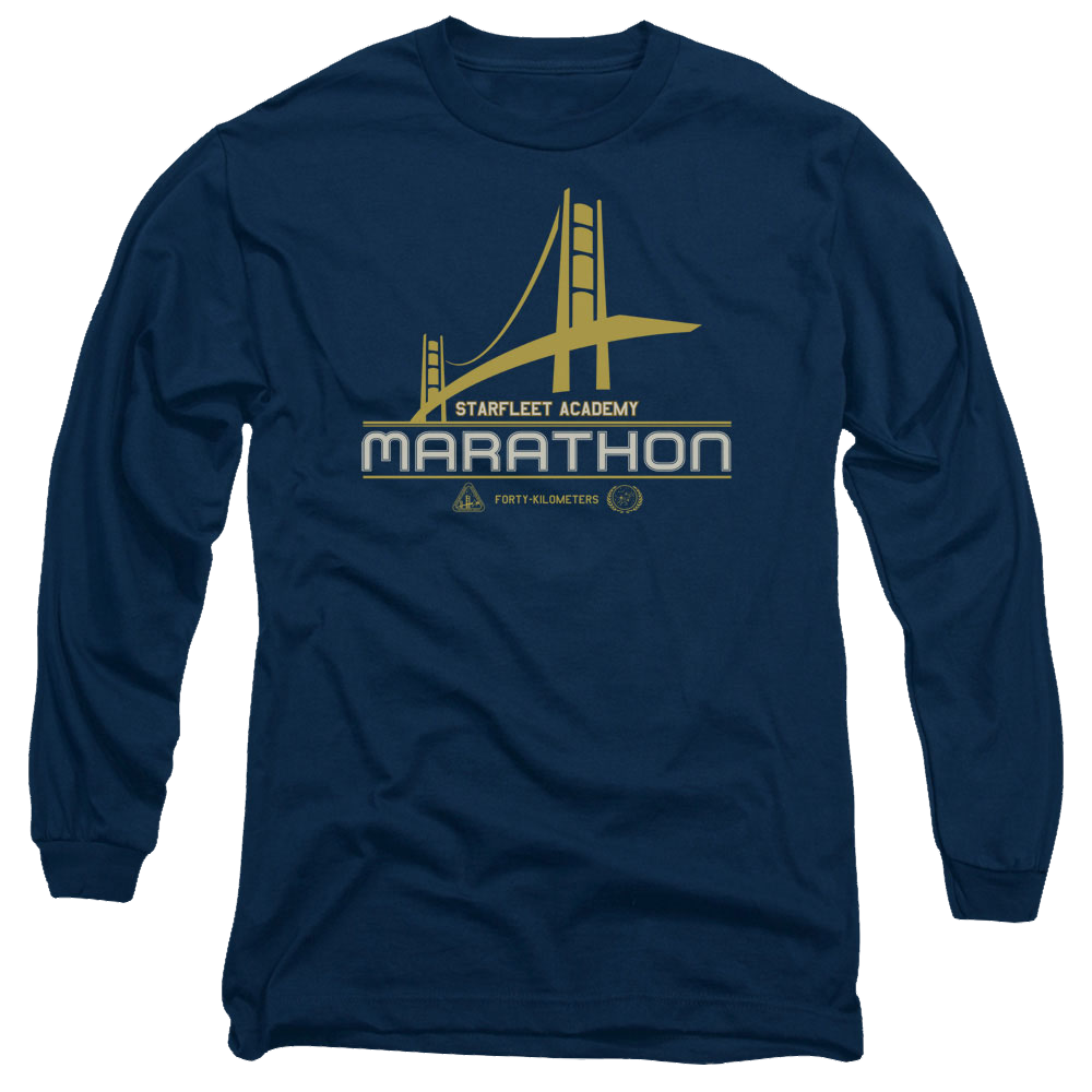 Star Trek Marathon Logo Men's Long Sleeve T-Shirt Men's Long Sleeve T-Shirt Star Trek