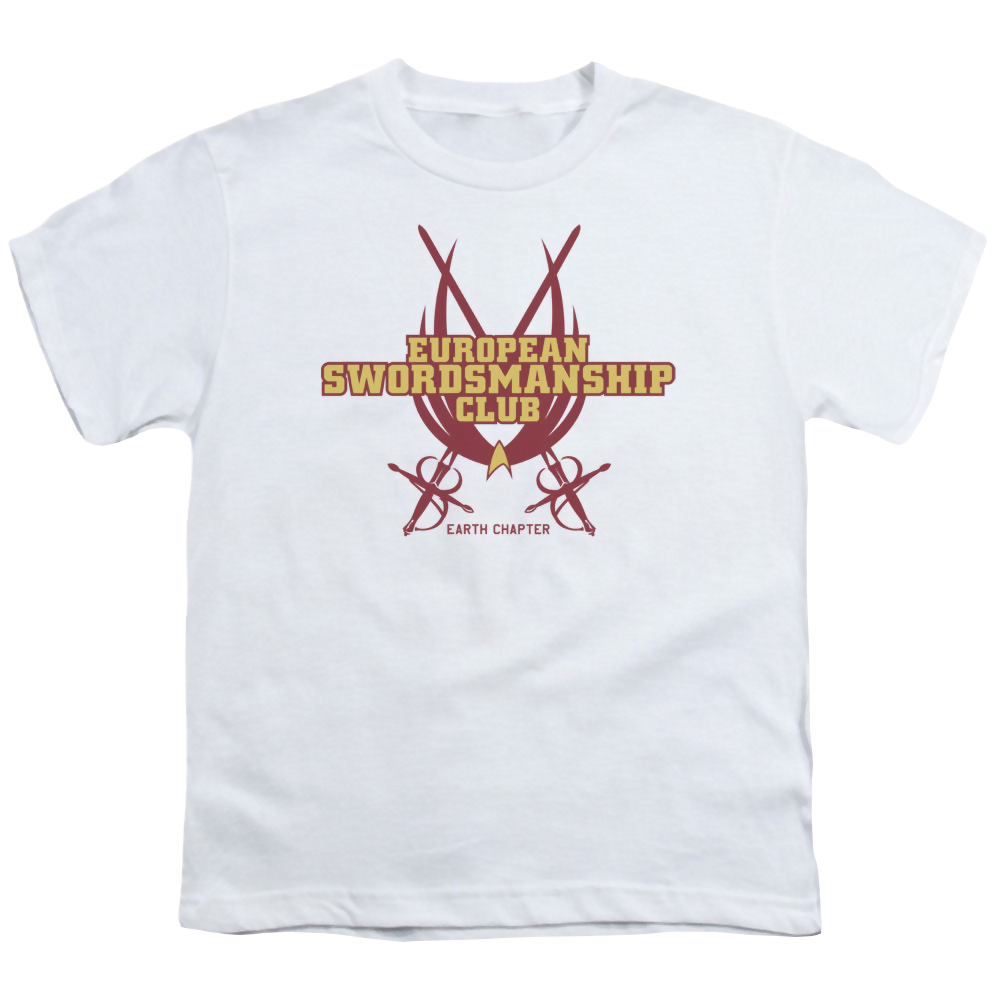 Star Trek The Original Series Swordsmanship Club - Youth T-Shirt Youth T-Shirt (Ages 8-12) Star Trek
