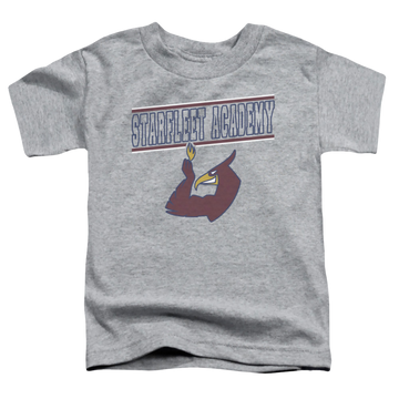 Athletic heather toddler t-shirt with Star Trek Phoenix graphic
