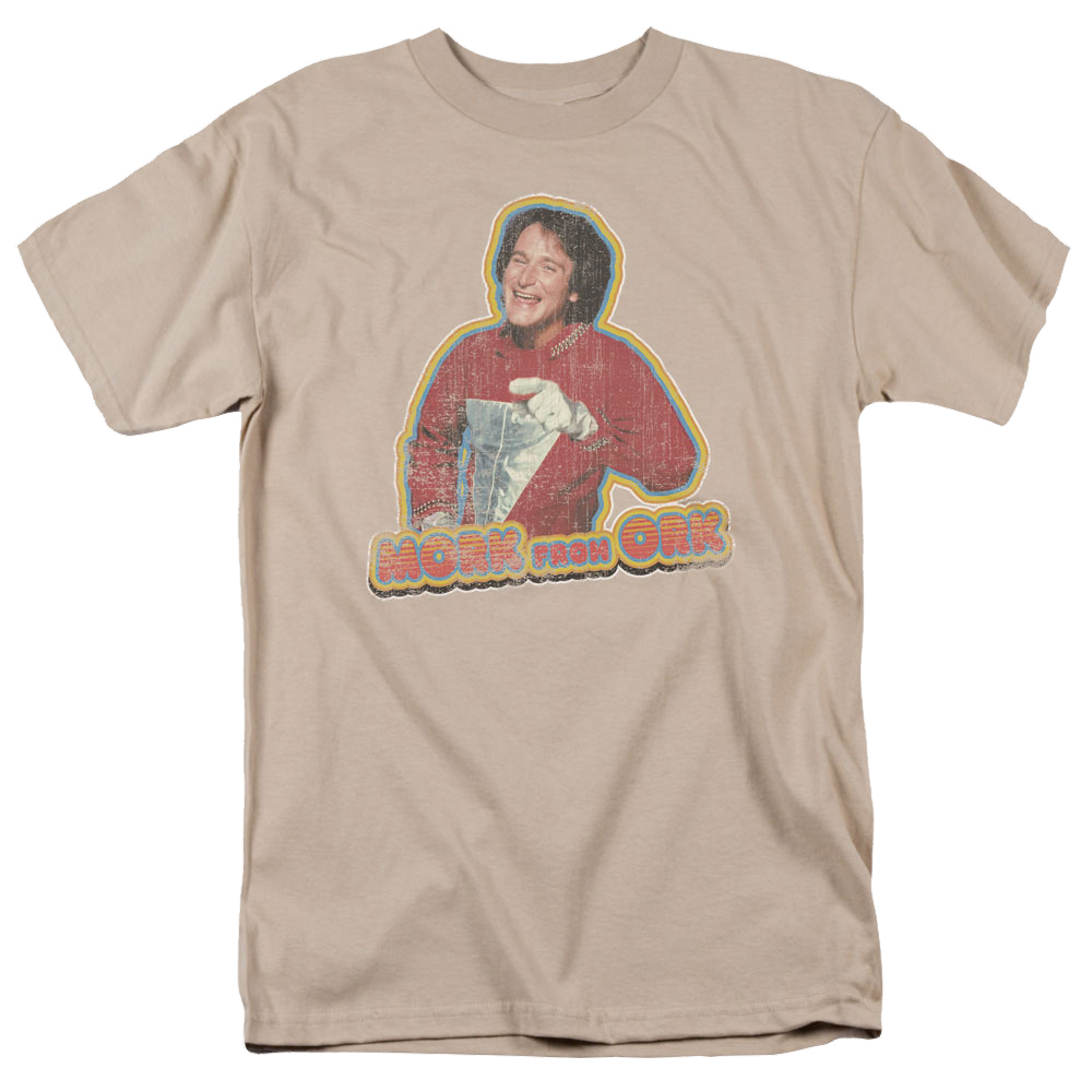 Mork & Mindy Mork Iron On - Men's Regular Fit T-Shirt Men's Regular Fit T-Shirt Mork & Mindy