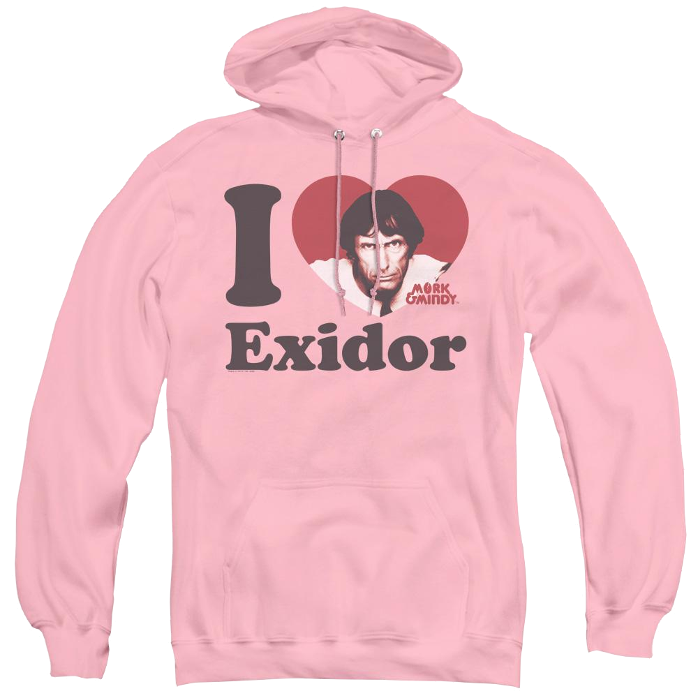 Mork & Mindy I Heart Exidor - Pullover Hoodie Pullover Hoodie Mork & Mindy