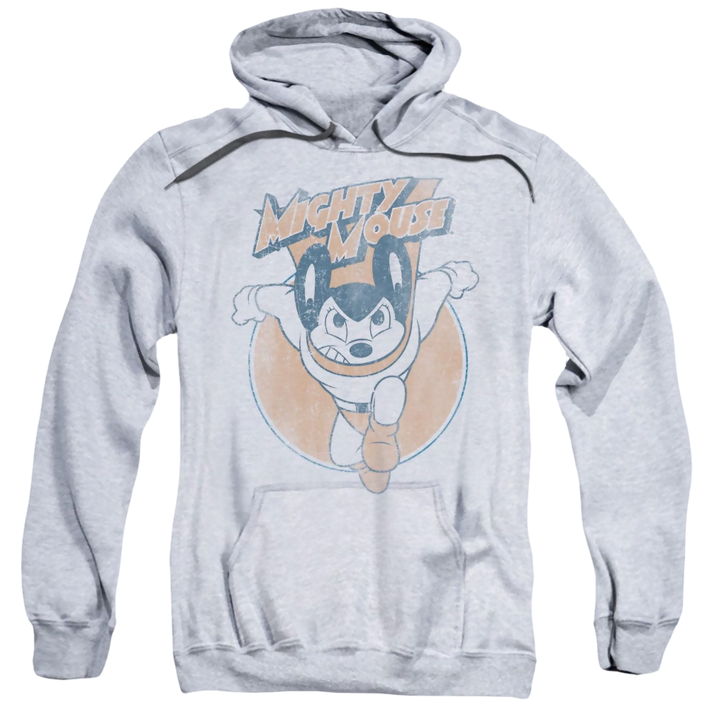 Mighty Mouse Flying With Purpose - Pullover Hoodie Pullover Hoodie Mighty Mouse