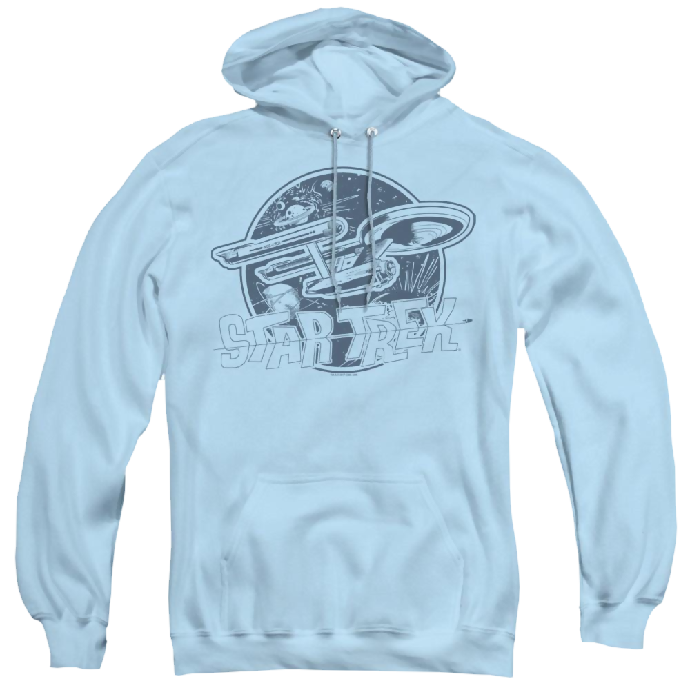 Star Trek The Original Series Retro Enterprise - Pullover Hoodie Pullover Hoodie Star Trek