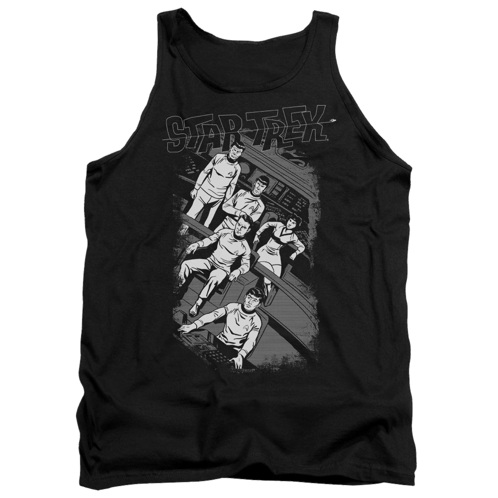 Star Trek Retro Tilted Bridge Men's Tank Men's Tank Star Trek