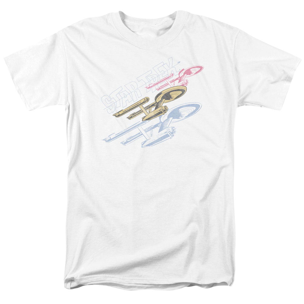 Star Trek Retro Tri Enterprise Men's Regular Fit T-Shirt Men's Regular Fit T-Shirt Star Trek