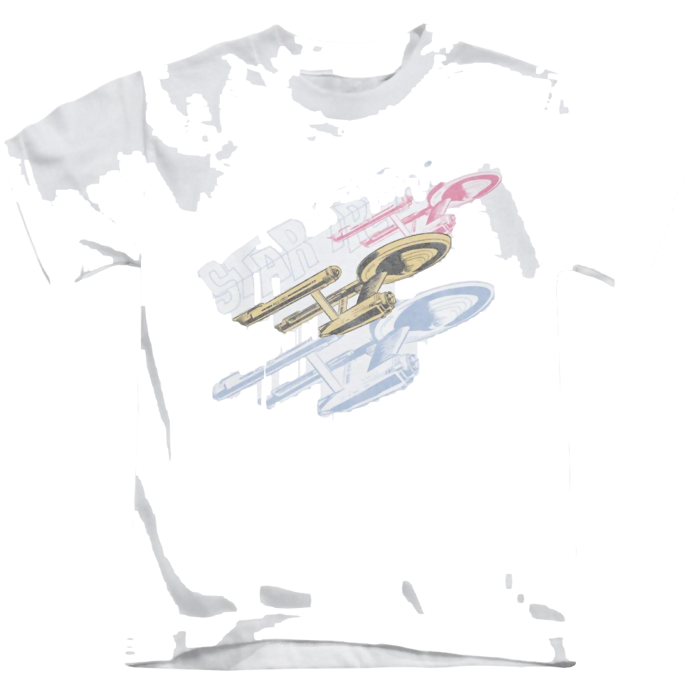 Star Trek Retro Tri Enterprise Kid's T-Shirt (Ages 4-7) Kid's T-Shirt (Ages 4-7) Star Trek
