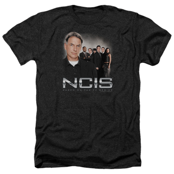 Charcoal men's heather t-shirt with NCIS Investigators graphic
