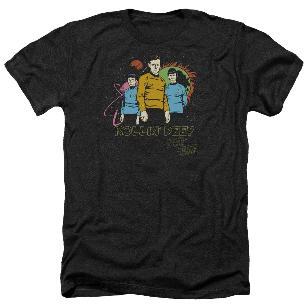 Star Trek The Original Series Rollin Deep - Men's Heather T-Shirt Men's Heather T-Shirt Star Trek