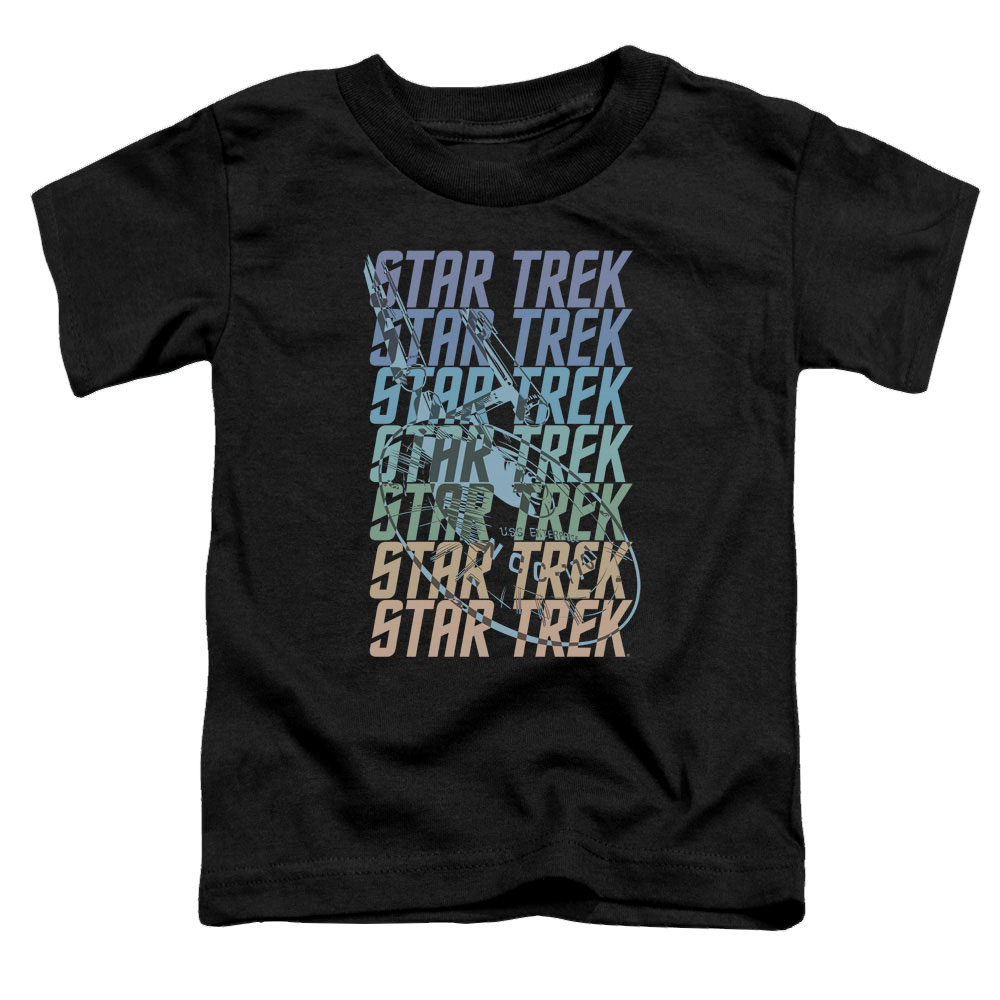Star Trek Multi Logo Enterprise Toddler T-Shirt Toddler T-Shirt Star Trek