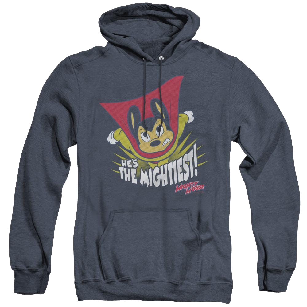 Mighty Mouse The Mightiest - Heather Pullover Hoodie Heather Pullover Hoodie Mighty Mouse