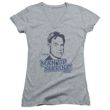 NCIS Man Up - Juniors V-Neck T-Shirt Juniors V-Neck T-Shirt NCIS