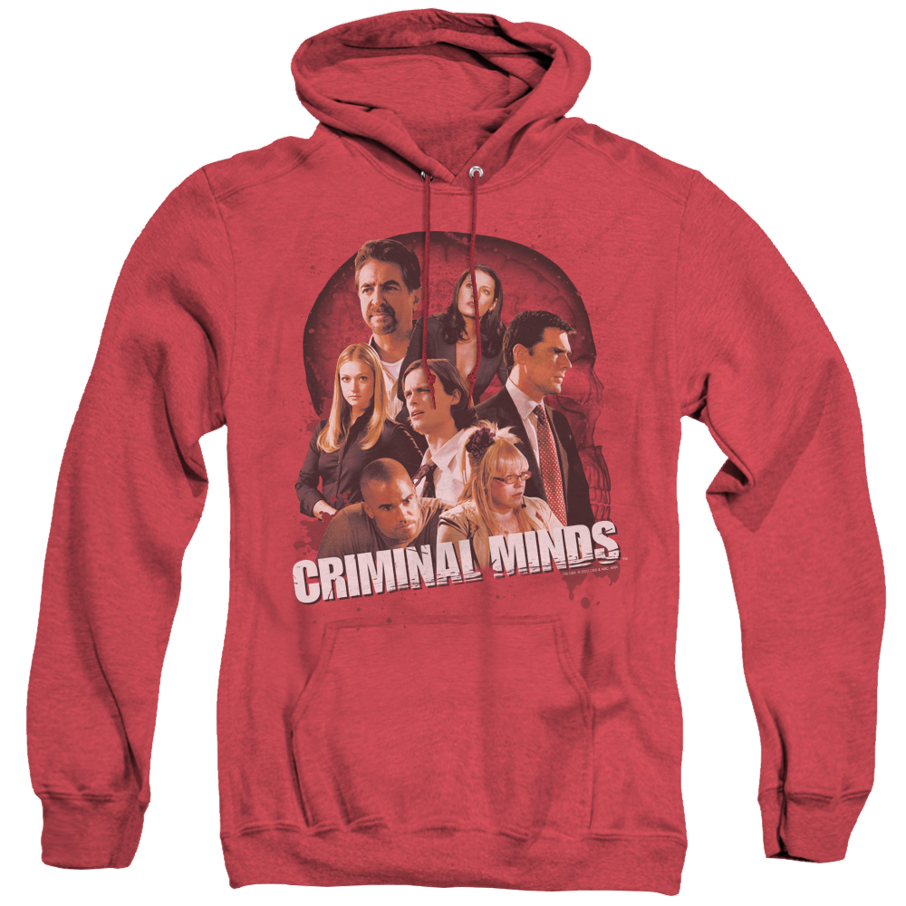 Criminal Minds Brain Trust - Heather Pullover Hoodie Heather Pullover Hoodie Criminal Minds