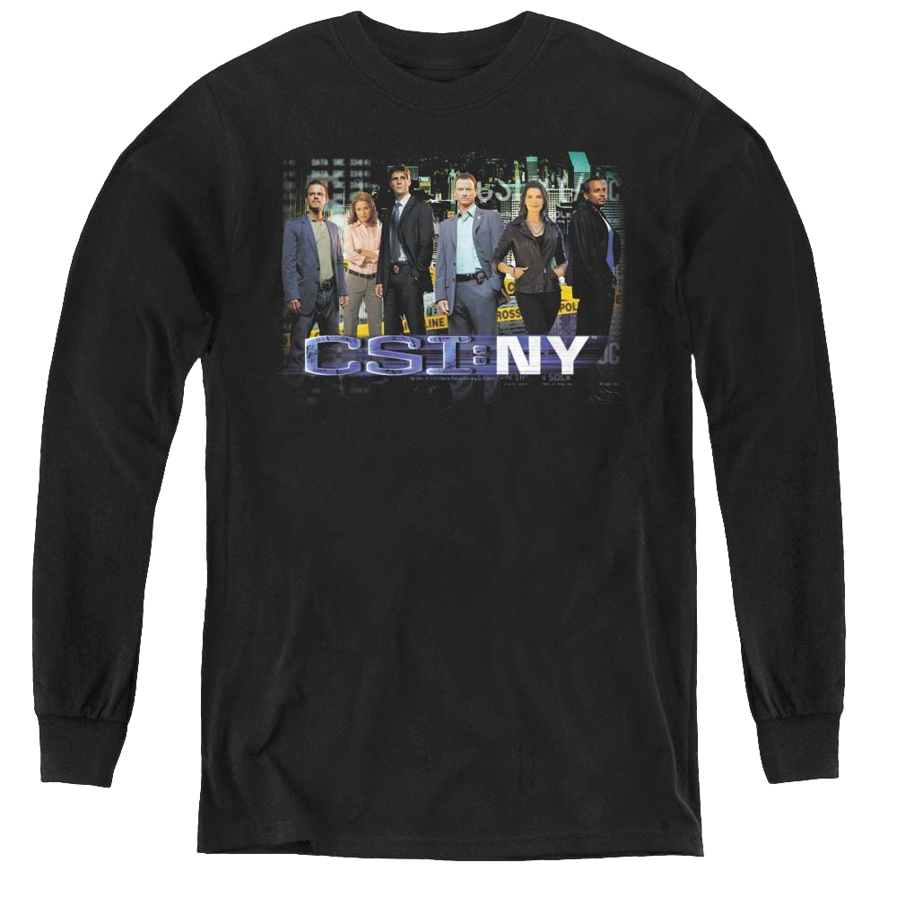 CSI New York Cast - Youth Long Sleeve T-Shirt Youth Long Sleeve T-Shirt CSI