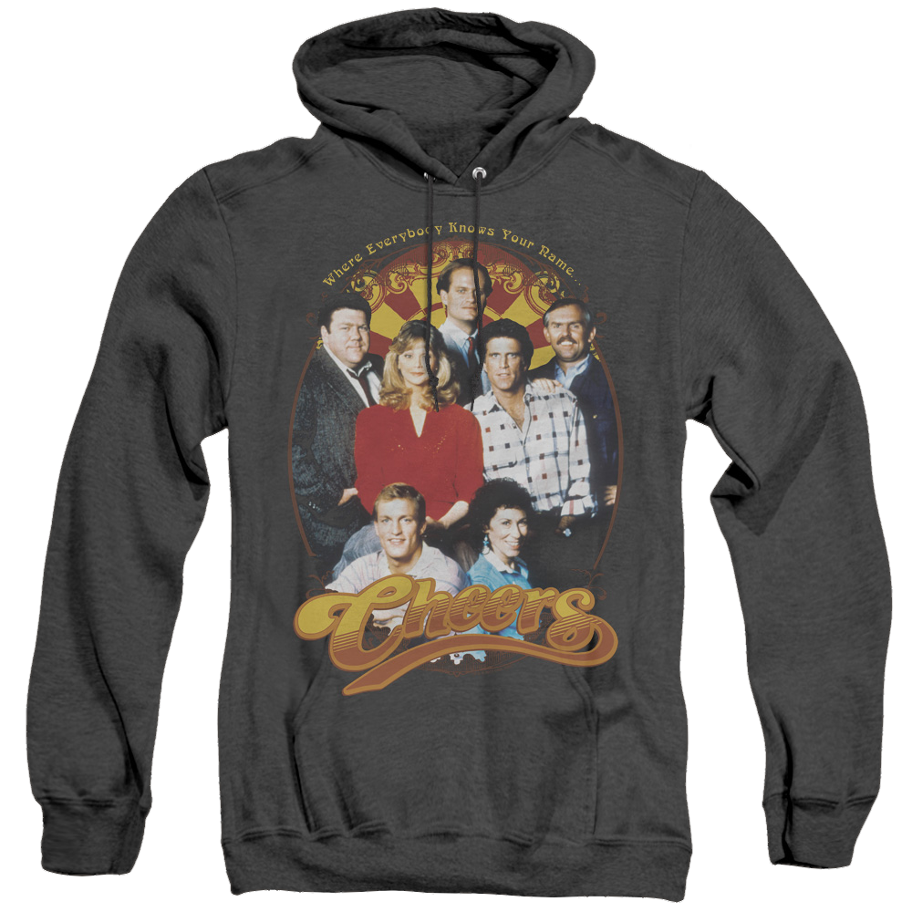 Cheers Group Shot - Heather Pullover Hoodie Heather Pullover Hoodie Cheers