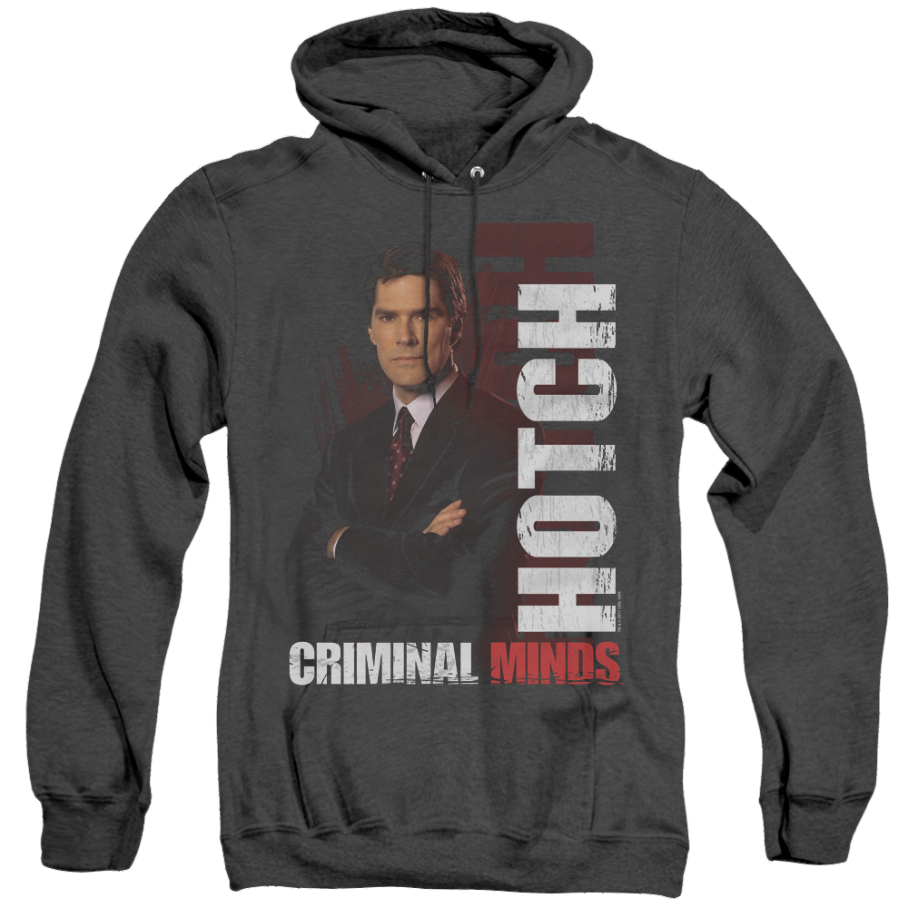 Criminal Minds Hotch - Heather Pullover Hoodie Heather Pullover Hoodie Criminal Minds