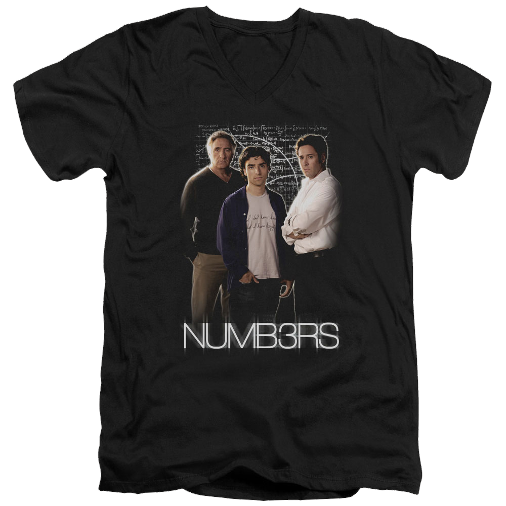 Numbers Equations - Men's V-Neck T-Shirt Men's V-Neck T-Shirt Numbers