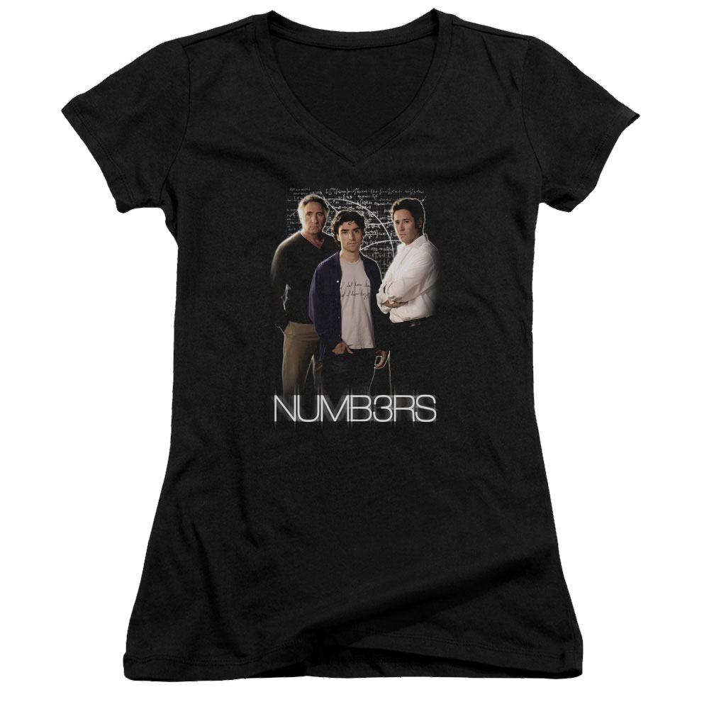 Numbers Equations - Juniors V-Neck T-Shirt Juniors V-Neck T-Shirt Numbers