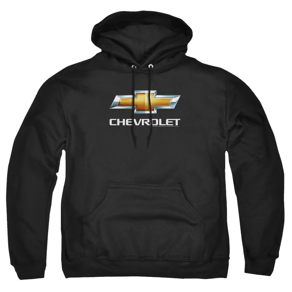 Chevrolet Chevy Bowtie Stacked - Pullover Hoodie Pullover Hoodie Chevrolet