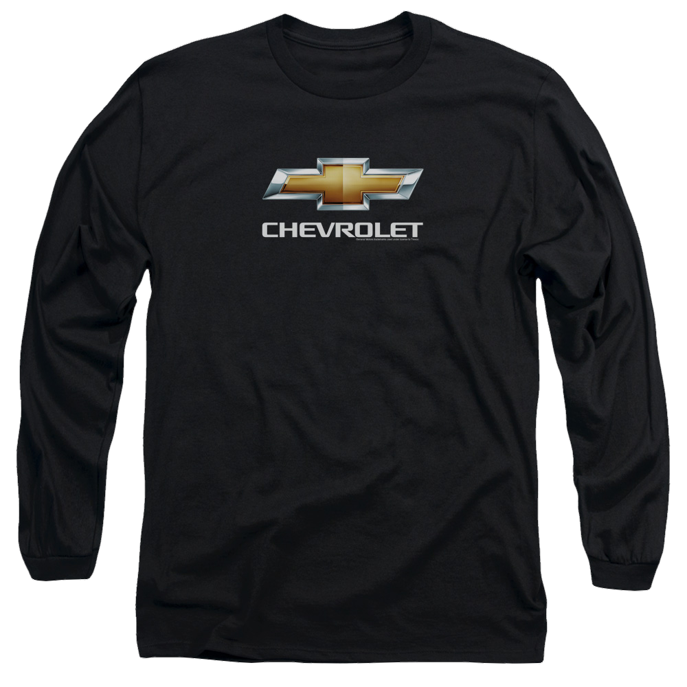 Chevrolet Chevy Bowtie Stacked - Men's Long Sleeve T-Shirt Men's Long Sleeve T-Shirt Chevrolet