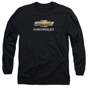 Chevrolet Chevy Bowtie Stacked - Men's Long Sleeve T-Shirt Men's Long Sleeve T-Shirt Chevrolet