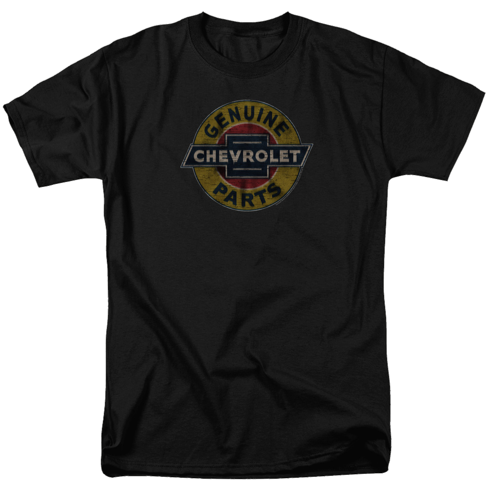 Chevrolet Genuine Chevy Parts Distressed Sign - Men's Regular Fit T-Shirt Men's Regular Fit T-Shirt Chevrolet