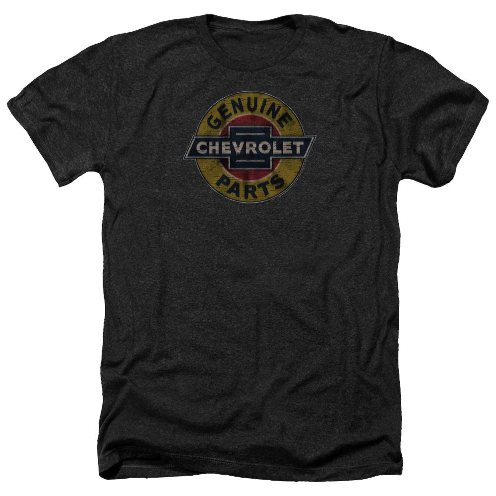 Chevrolet Genuine Chevy Parts Distressed Sign - Men's Heather T-Shirt Men's Heather T-Shirt Chevrolet