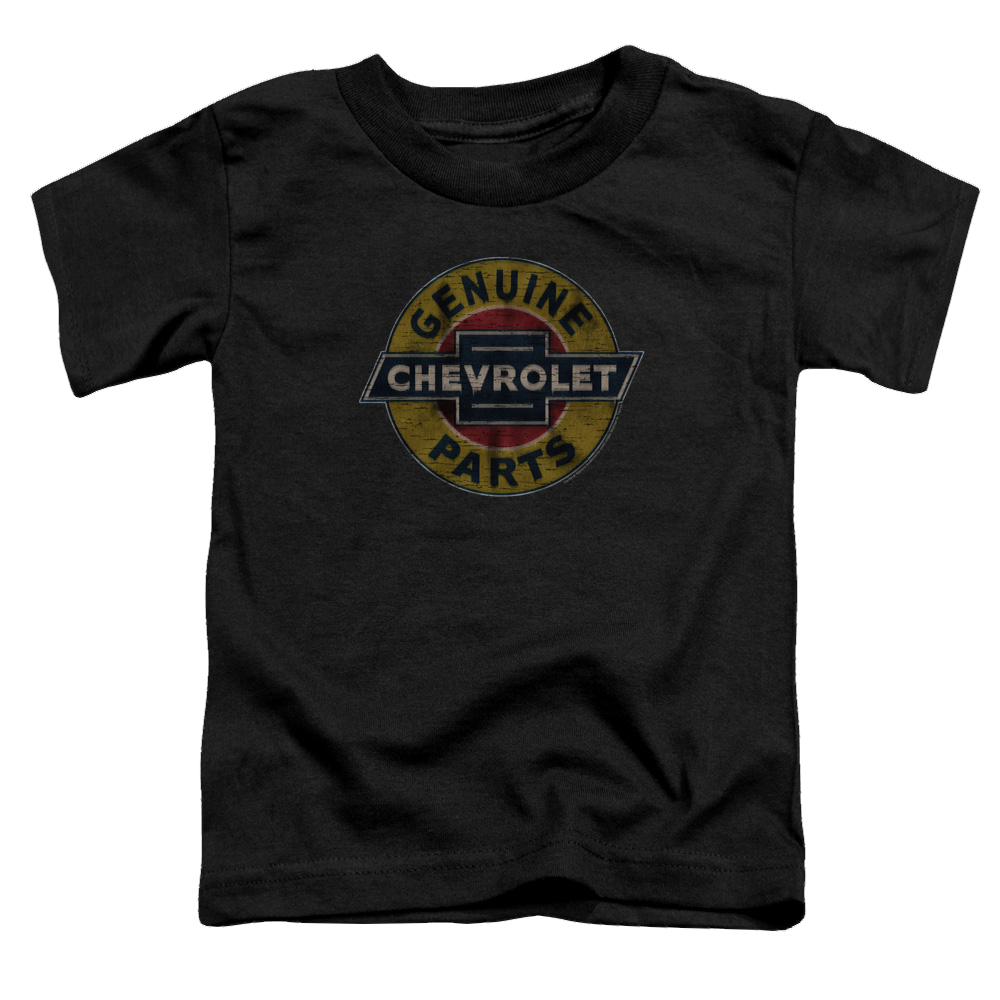 Chevrolet Genuine Chevy Parts Distressed Sign - Toddler T-Shirt Toddler T-Shirt Chevrolet