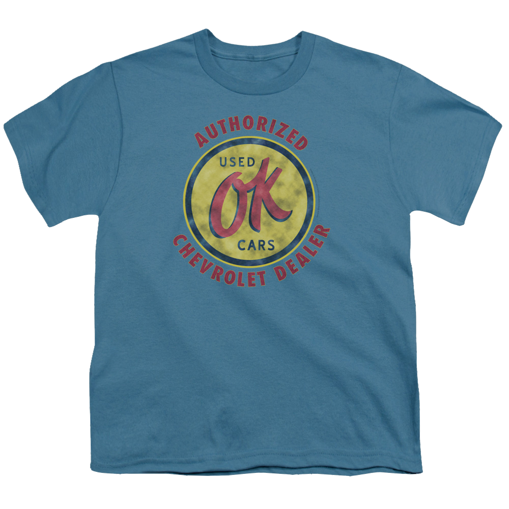 Chevrolet Chevy Ok Used Cars - Youth T-Shirt (Ages 8-12) Youth T-Shirt (Ages 8-12) Chevrolet