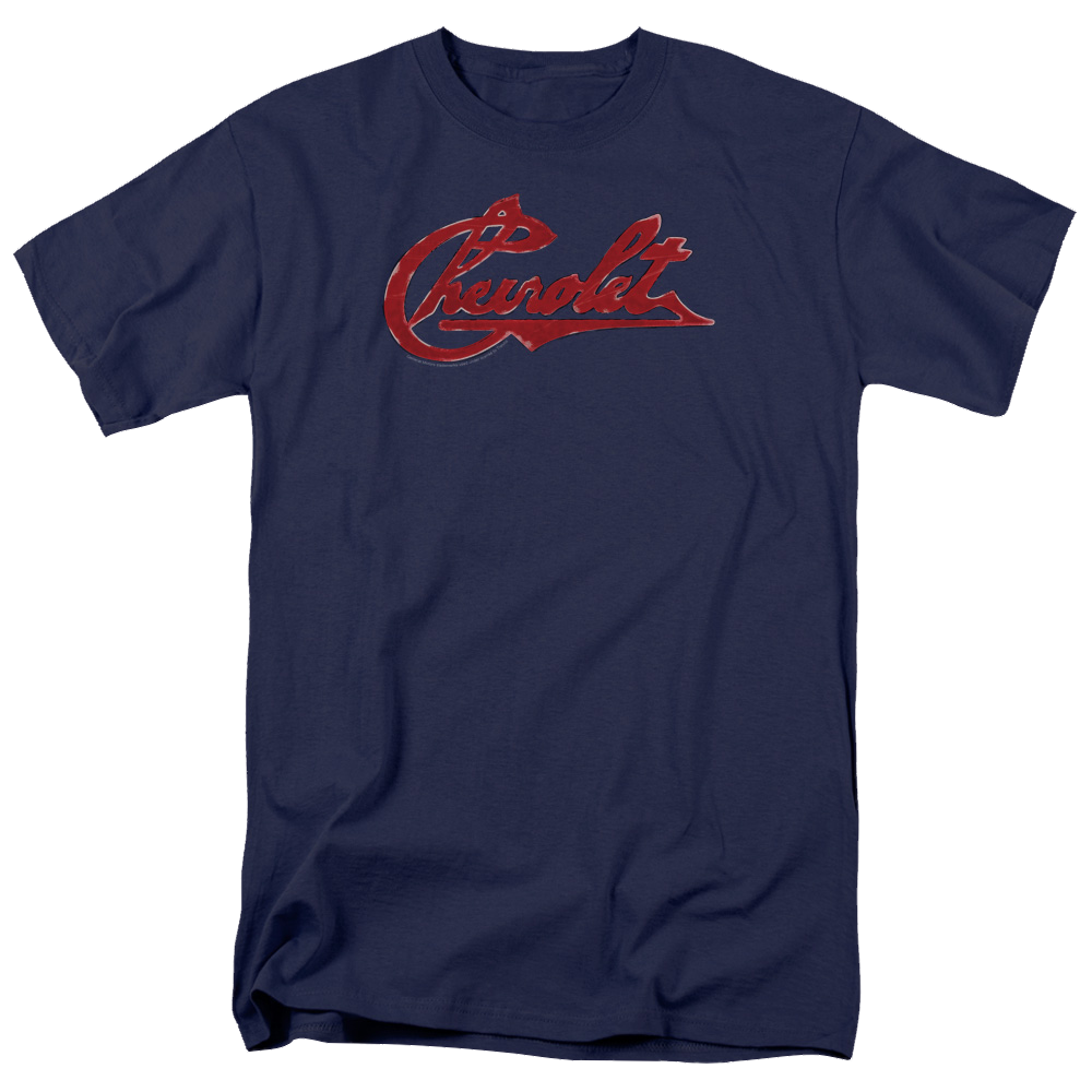 Chevrolet Chevrolet Script Distressed - Men's Regular Fit T-Shirt Men's Regular Fit T-Shirt Chevrolet