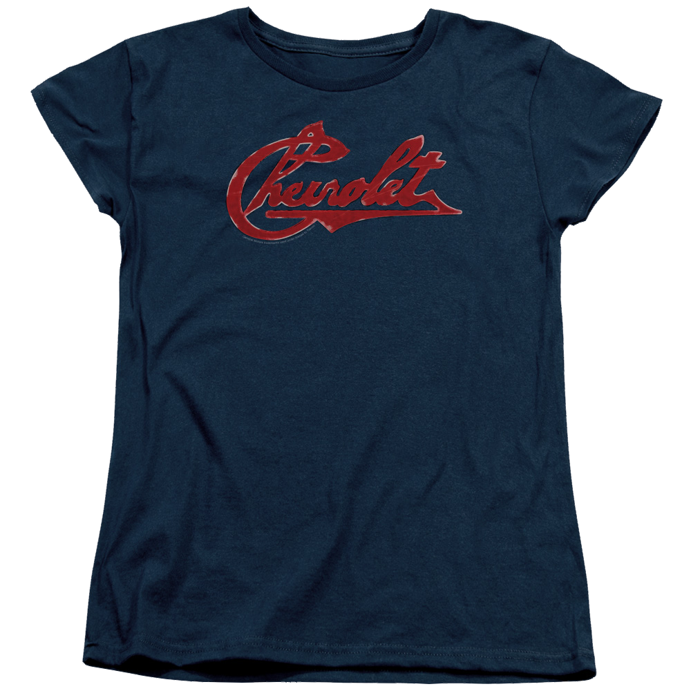 Chevrolet Chevrolet Script Distressed - Women's T-Shirt Women's T-Shirt Chevrolet