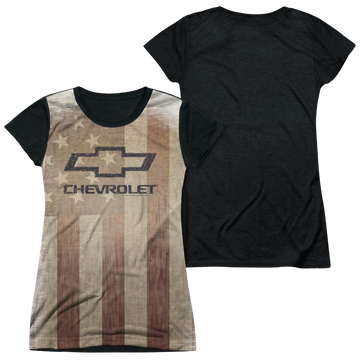 Chevrolet American Pride - Juniors Black Back T-Shirt Juniors Black Back T-Shirt Chevrolet