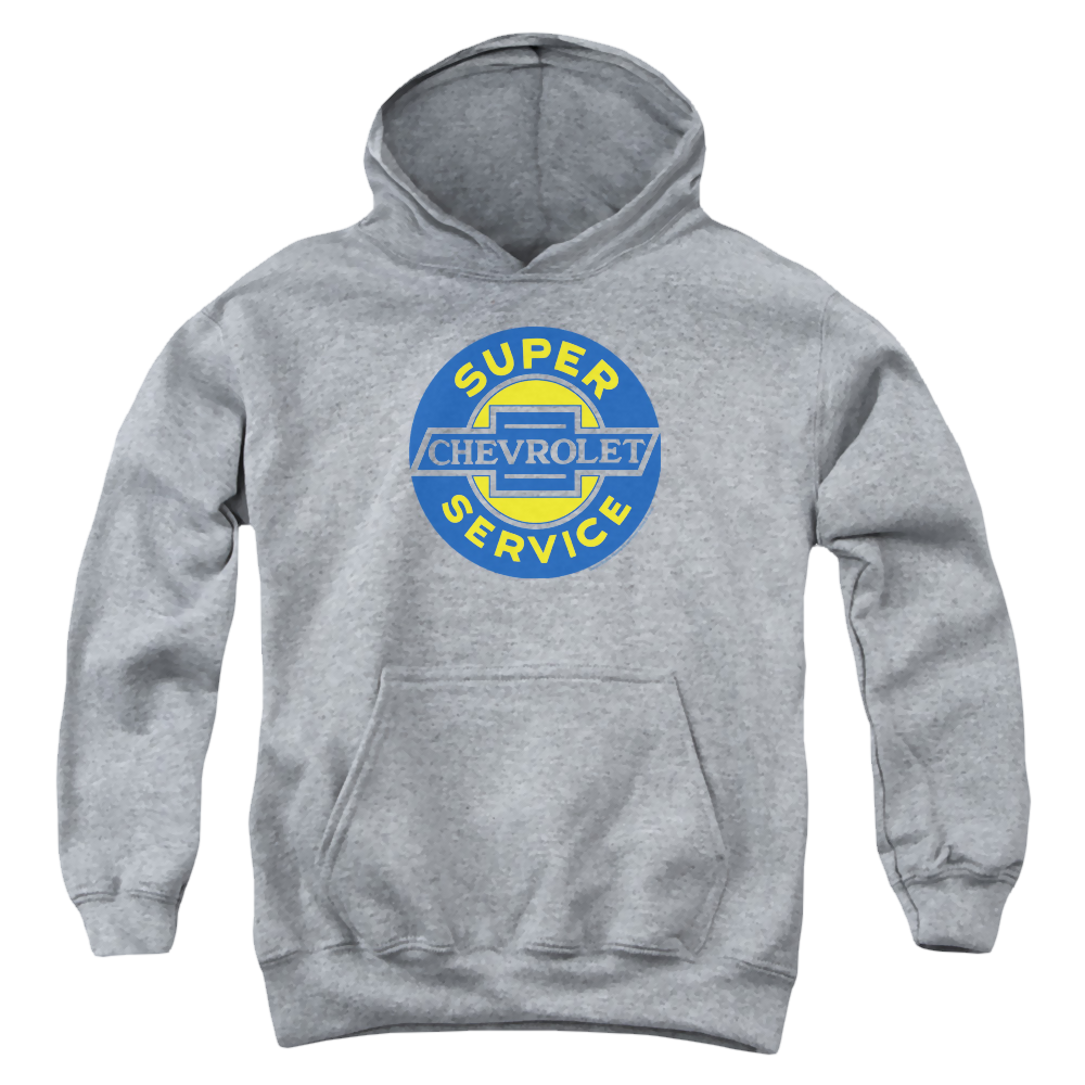 Chevrolet Chevy Super Service - Youth Hoodie (Ages 8-12) Youth Hoodie (Ages 8-12) Chevrolet