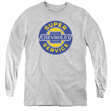 Chevrolet Chevy Super Service - Youth Long Sleeve T-Shirt Youth Long Sleeve T-Shirt Chevrolet